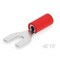 Te Connectivity Fork Terminal, #6 Stud Size, 16 AWG, 600 V, PVC Insulated, Red 34154 - alternate 1